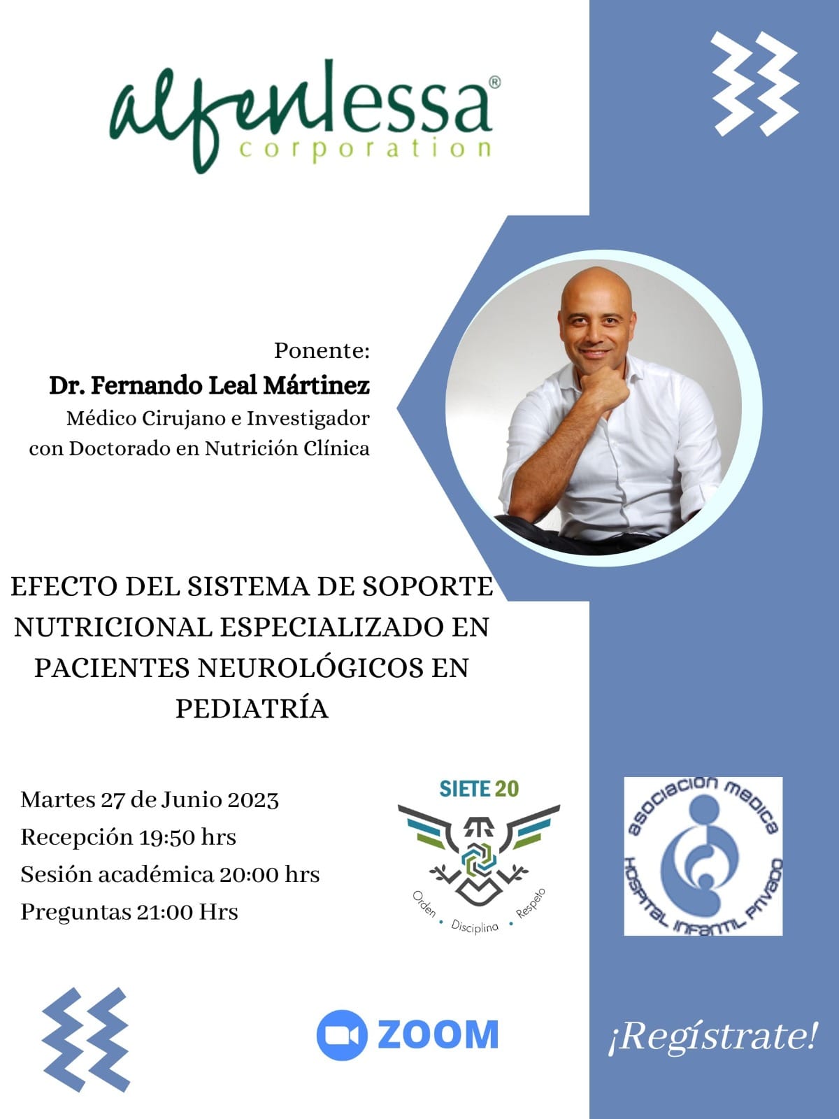 Sesión Académica: Efecto del sistema de soporte nutricional especializado en pacientes neurológicos en pediatría