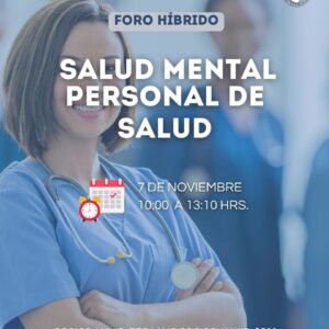 Foro: Salud Mental Personal de Salud